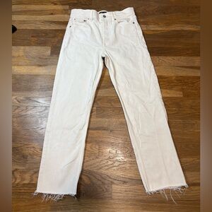 GAP high Buttonfly rise cheeky straight jeans